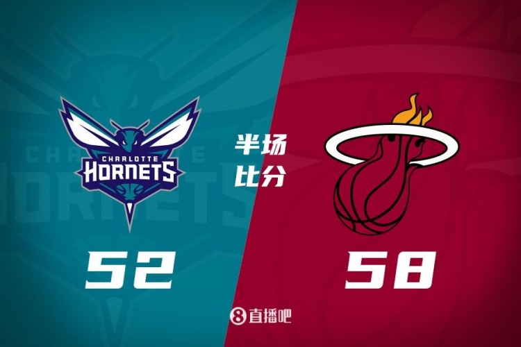 半場戰報：熱火58-52黃蜂 維金斯14分熱巴13分9板 小橋19分